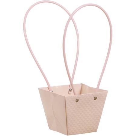 SG Wonder zone/ペーパーバッグ 手付アレンジ ピンク/381-049P