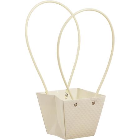 SG Wonder zone/ペーパーバッグ 手付アレンジ ホワイト/381-049W