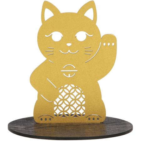 特価◎SG Wonder zone/華の舞 七宝招き猫 ゴールド/132-790035-7 - 花