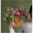 特価◎NatureDesigns/PPソルベ・サークルバッグ小 ライトグレイ/45799