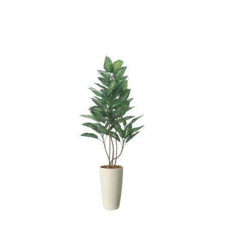 【直送】 【人工観葉植物】光の楽園/光触媒 スリムディフェンバキア1.5/2530R300 ※返品・代引・キャンセル不可
