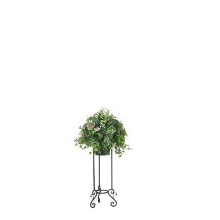 【直送】 【人工観葉植物】光の楽園/光触媒 オーバルスタンド1.05/2524R480 ※返品・代引・キャンセル不可