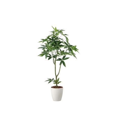 【直送】 【人工観葉植物】光の楽園/光触媒 フレッシュパキラ1.35/2321R300 ※返品・代引・キャンセル不可