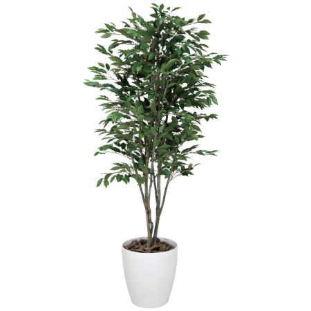 【直送】 【人工観葉植物】光の楽園/光触媒 ベンジャミンツリー 1.8/157R550 ※返品・代引・キャンセル不可