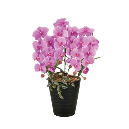 【直送】 【造花】光の楽園/光触媒 プリンセス胡蝶蘭L/2265R70 ※返品・代引・キャンセル不可