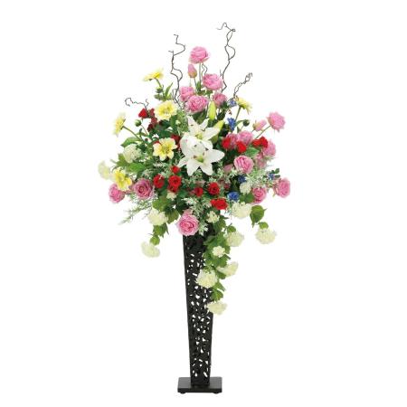 【直送】 【造花】光の楽園/光触媒 トールキングスタンド1.4/2358R500 ※返品・代引・キャンセル不可