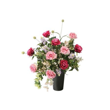 【直送】 【造花】光の楽園/光触媒 ロイヤルピンク/2537R180 ※返品・代引・キャンセル不可