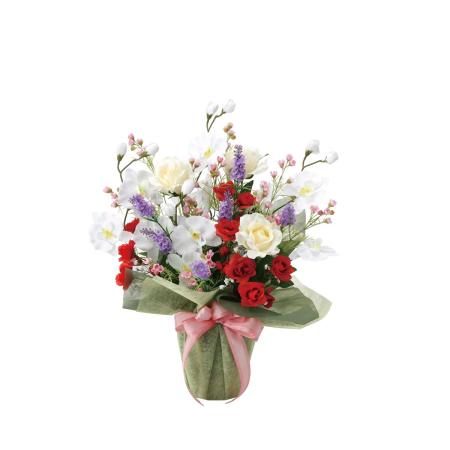 【直送】 【造花】光の楽園/光触媒 スプレンドローズ/2062R120 ※返品・代引・キャンセル不可