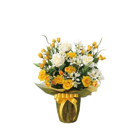 【直送】 【造花】光の楽園/光触媒 パナマロ-ズ/2055R100 ※返品・代引・キャンセル不可