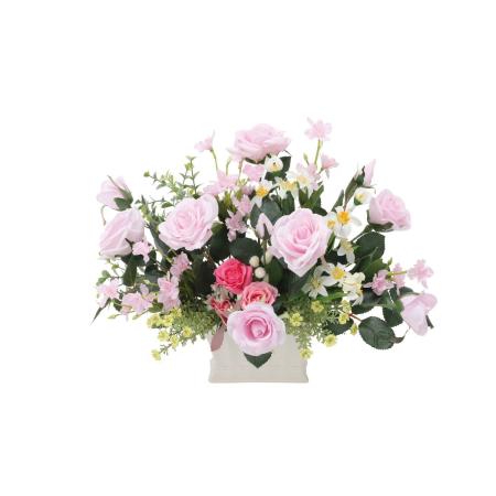 【直送】 【造花】光の楽園/光触媒 シンシアピンク/676R85 ※返品・代引・キャンセル不可