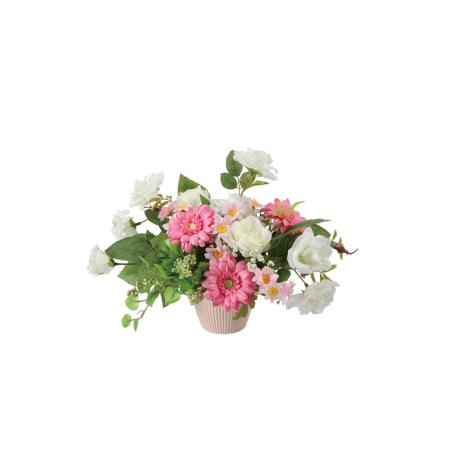【直送】 【造花】光の楽園/光触媒 エミリーガーベラ/2682A70 ※返品・代引・キャンセル不可