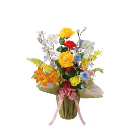 【直送】 【造花】光の楽園/光触媒 開運8色フラワ-/47R70 ※返品・代引・キャンセル不可