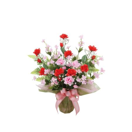 【直送】 【造花】光の楽園/光触媒 パ-ティ-ロ-ズ/545R70 ※返品・代引・キャンセル不可