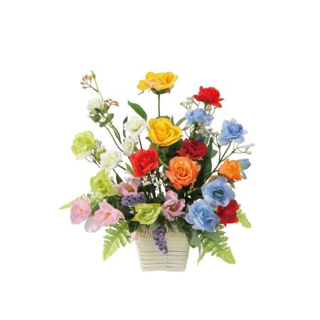 【直送】 【造花】光の楽園/光触媒 開運8色フラワーS/920R60 ※返品・代引・キャンセル不可