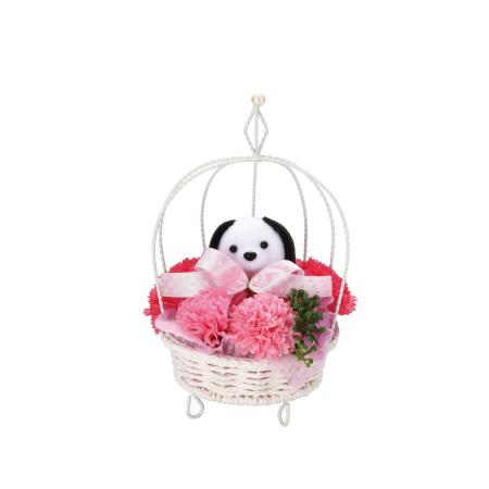 【直送】 【造花】光の楽園/光触媒 プリティドッグ/861R25 ※返品・代引・キャンセル不可