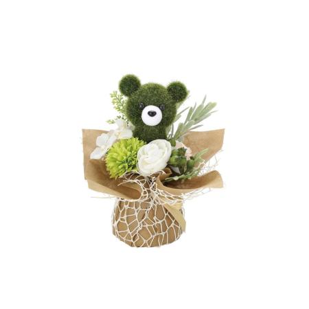 【直送】 【造花】光の楽園/光触媒 プリティベア—/863R20 ※返品・代引・キャンセル不可