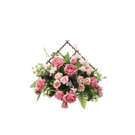 【直送】 【造花】光の楽園/光触媒 壁掛けモネ—ル/758R60 ※返品・代引・キャンセル不可