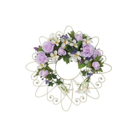 【直送】 【造花】光の楽園/光触媒 壁掛けパールLAV/2726A28 ※返品・代引・キャンセル不可