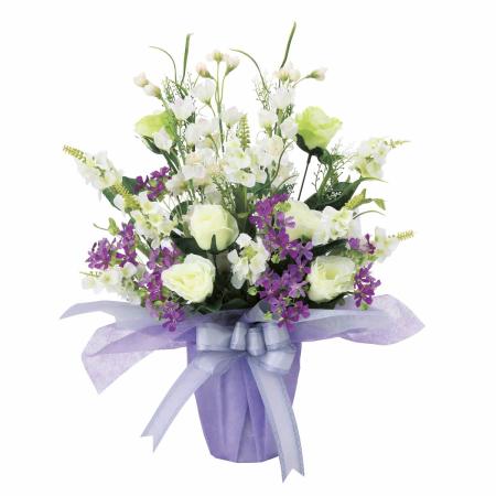 【直送】 【造花】光の楽園/光触媒 清流/490R85 ※返品・代引・キャンセル不可