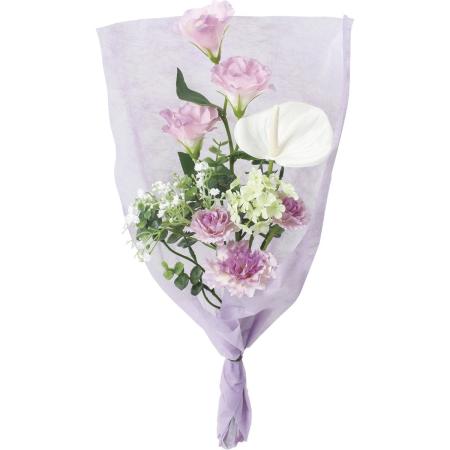 【直送】 【造花】光の楽園/光触媒 ブーケ仏花カラー1本/FPY-105N27 ※返品・代引・キャンセル不可