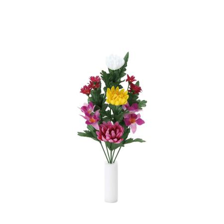【直送】 【造花】光の楽園/光触媒 仏花オーキット1本/2084R14N ※返品・代引・キャンセル不可