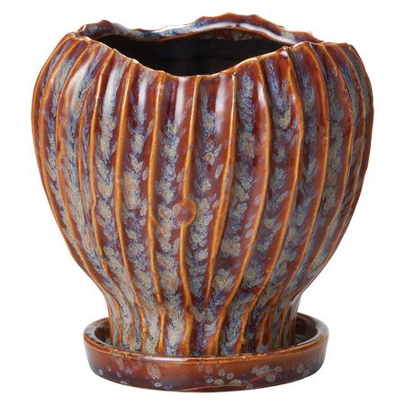 友膳/ポリバーチカルポットSBR(受皿付)/T906