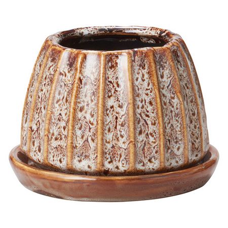 友膳/ポリトラペツポットMBE(受皿付)/T938