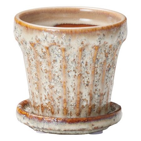 友膳/グラブルポットMW(受皿付)/T846