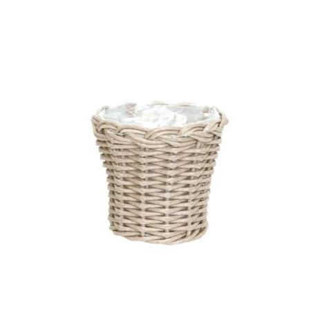 特価◎大橋新治商店/ペールグレー バスケット D3/34-0426