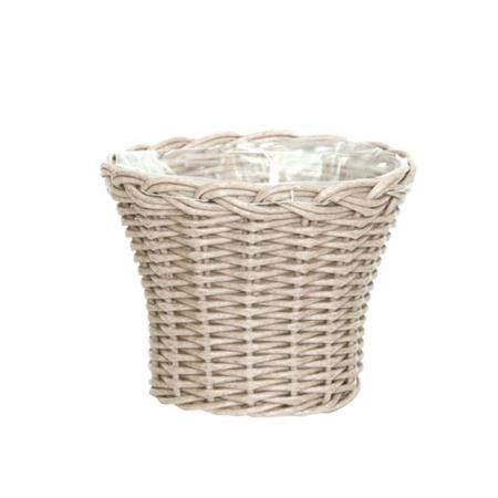 特価◎大橋新治商店/ペールグレー バスケット D4/34-0446