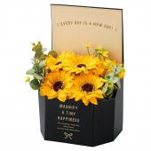 ソープフラワー】松野ホビー/ひまわりシャボン六角BOX S /GM-5109 - 花