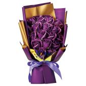 ソープフラワー】松野ホビー/LED付き22輪ブーケ レッド/GM-5263 - 花材