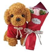 ソープフラワー】松野ホビー/3輪ブーケドッグ ブルー/GM-5744 - 花材