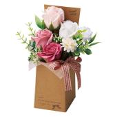 ソープフラワー】松野ホビー/スイートシャボンクラフトBOX手付 レッド