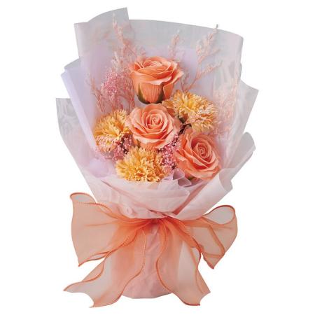 【ソープフラワー】松野ホビー/フローリッシュシャボン手付ボックス オレンジ/GM-5898