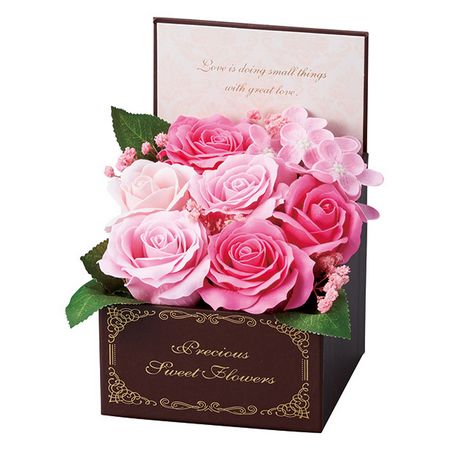 【ソープフラワー】松野ホビー/スイートシャボンカームボックスS ピンク/GM-5858