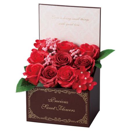 【ソープフラワー】松野ホビー/スイートシャボンカームボックスM レッド/GM-5862