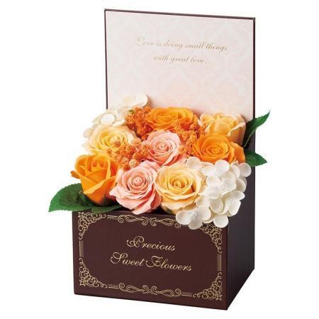 【ソープフラワー】松野ホビー/スイートシャボンカームボックスM オレンジ/GM-5864