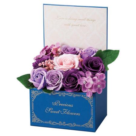 【ソープフラワー】松野ホビー/スイートシャボンカームボックスM パープル/GM-5865