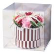 【ソープフラワー】松野ホビー/7輪シャボンストライプボックス レッド/GM-5928