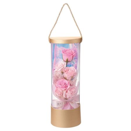 【ソープフラワー】松野ホビー/セミサークルシャボンフラワーボックス ピンク/GM-5850