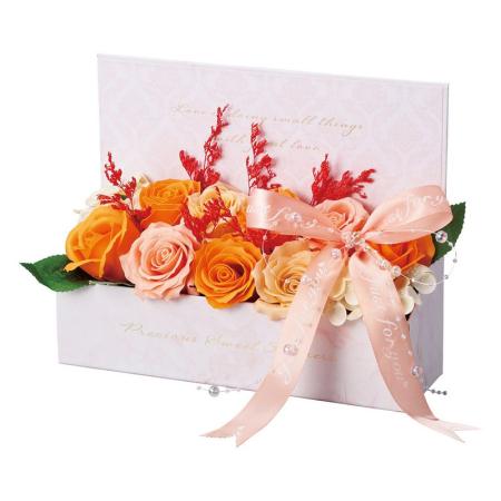 【ソープフラワー】松野ホビー/ワイドスイートシャボンボックス オレンジ/GM-5869