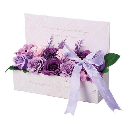 【ソープフラワー】松野ホビー/ワイドスイートシャボンボックス パープル/GM-5870