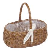 即日☆村田屋産業/PPラタンバスケットNaturalS/3167 - 花材通販はなど