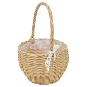 即日☆村田屋産業/PPラタンバスケットNaturalS/3167 - 花材通販はなど