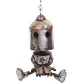 メタル製ロボットヘッド シルバー 村田屋産業/メタルロボベベット座りL/4510 - 花材通販はなどんやアソシエ