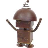 ロボット　アイアンロボット　アイアン雑貨　オブジェ　村田屋産業　ガーデン雑貨 即出荷 メタルロボット4号大 ガーデンオーナメント 置物
