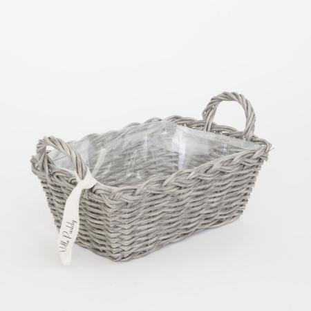 村田屋産業/PPラタンレクタングルS Lightgray/30134