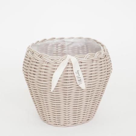 村田屋産業/PPラタンポットカバーL Beige/30012