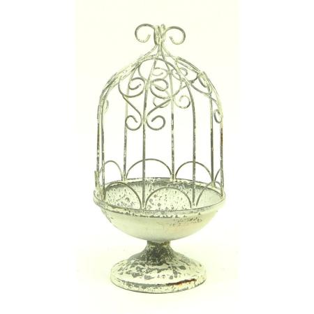 村田屋産業/ホワイトシャビープラントスタンドS/7531